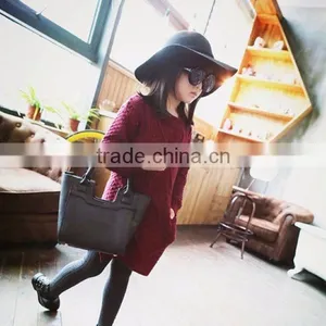 High Quality New Model Children Custom Clothing Girl' Dress With Pocktet thumbnail-2