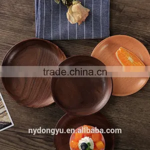 Beech Walnut Fruit Tray /steak Tray Holder Tea Coffee Holder Tray / ms Dessert Cake Tray Breakfast Plate Tray / Tea Holder Tray thumbnail-1
