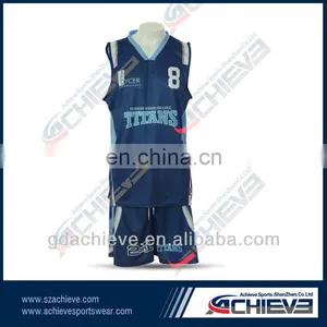 Wholesale Sublimated Custom Latest Basketball Uniforms Design thumbnail-1