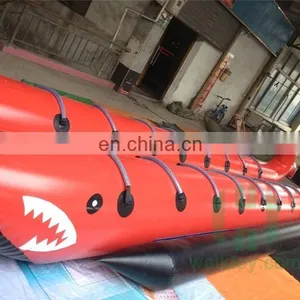 HI Airtight Sea Floating 8 Passengers Inflatable Banana Boat for Sale thumbnail-3