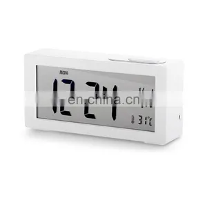 2017 New Large LCD Electronic Digital Morning Clock With Calendar and Temperature for Home thumbnail-1