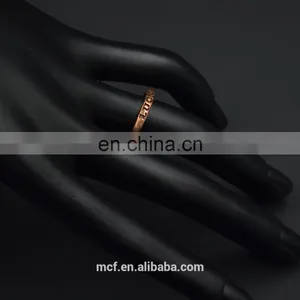 MCR-0046 Fashion Latest Gold Novel Lucky Stone Finger Ring thumbnail-3