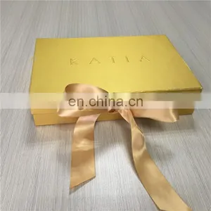 Small Bring Gold Gift Flat Box Custom for Baby Party Gift Packed of Lover Boxes thumbnail-6