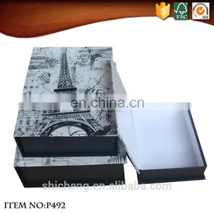 Wood Grain Completed Book Shaped Storage Box thumbnail-5