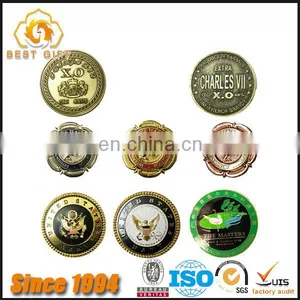 Customized Round Engraved Logo Wine Lable Brand Label For Wine thumbnail-4
