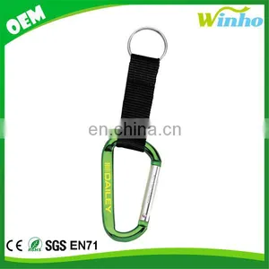 Winho Carabiner With Split Ring & Nylon Strap thumbnail-1