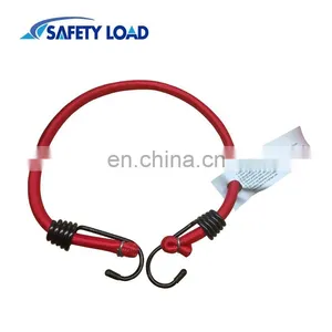 8mm Red Bungee Cord With Steel Hooks thumbnail-1