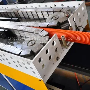 High Quality HDPE Single Wall Corrugated Pipe Extrusion Line Machinery thumbnail-3