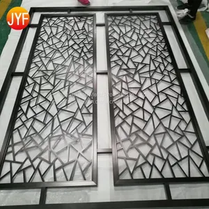 Foshan Manufactory China Wholesale Room Divider Laser Cut Decorative Restaurant Room Divider Partition thumbnail-4