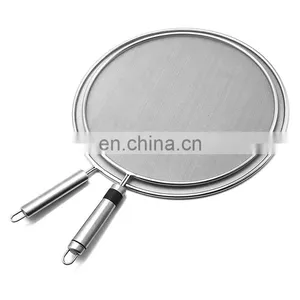 Stainless Steel Fine Mesh Splatter Screen With Handle thumbnail-5