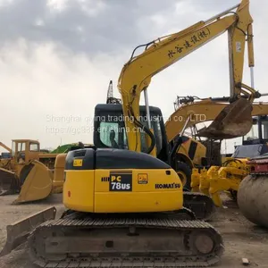 USED JAPAN KOMATSU PC78 MINI CRAWLER EXCAVATOR thumbnail-3