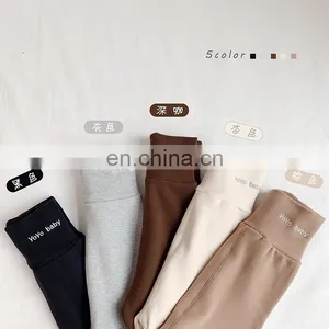 5698 Quickly Delivery Supplier Kids Warm High Waist Kids Leggings for Girl thumbnail-4