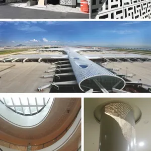 Long Service Life Building Material 4.0mm Aluminum Solid Veneer Panel For Station Decoration thumbnail-4