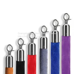 LP-VR01 Sponge Velvet Rope for Stanchion Posts thumbnail-1