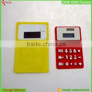 2016 Hot Sale 8 Digits Silicone Solar Powered Calculator thumbnail-6