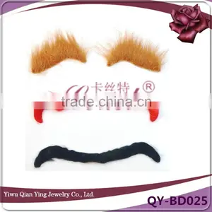 Costume Fake Color Moustache and Artificial Eyebrow thumbnail-1