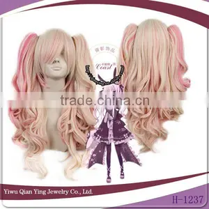 Hot Selling Japanese Hatsune Miku Lolita Pink Ponytail Cosplay Wig thumbnail-1