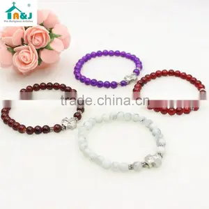 Catholic Sonte Beads Bracelet With Cross thumbnail-4