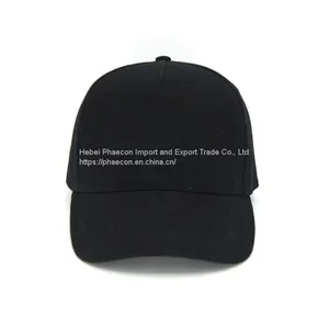 5 Panel Promotional Cotton Baseball Cap With Velcro Closure thumbnail-1
