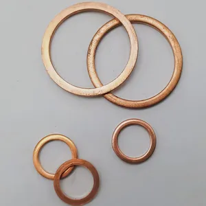 16*22*1.5mm Flat Copper Washer Ring Washer Copper Washer Made in China thumbnail-3