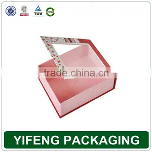 Guangzhou Fashion Cardboard Paper Box With PVC Window Custom Size thumbnail-2