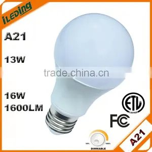 1100LM 1600LM ETL Dimmable A21 LED Bulb thumbnail-1