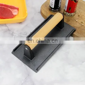 High Quality Meat Press With Wooden Handle thumbnail-2