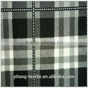 Check Printing Denim Fabric, Stretch Denim Fabric thumbnail-1