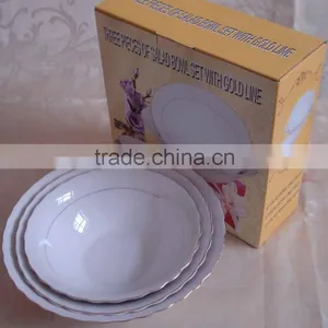 Ceramic Soup Bowl Set, Home Use Porcelain Salad Bowl, Cheap Korean Bowl Soup Bowl thumbnail-3