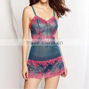 C67736A Ladies Sexy Pajamas Lace Pajamas for Women thumbnail-1