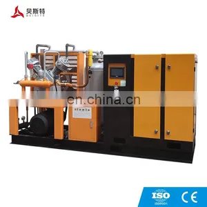 Industrial 40Bar Oil Free Water Lubrication Air Compressor Booster Air Compressor With Air Dryer Tank thumbnail-2