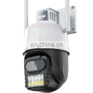 4MP Security IP Camera Wireless WIFI 4X Zoom Outdoor Indoor PTZ 1080P HD CCTV Dome Surveillance Cam Human Tracking ICSEE thumbnail-1