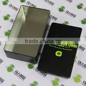 Smoke Tin Case, Tinplate Box, Tin Case, Money Tin Can thumbnail-1