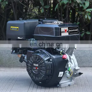 BISON Small Best Quality Air Cooled Ohv 190f 15hp 420cc Gasoline Petrol Engine Electric Start thumbnail-1