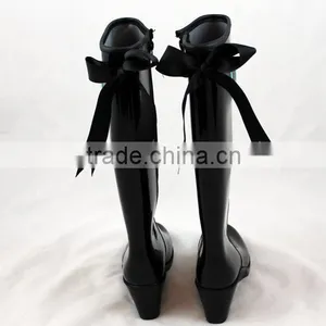 Monogrammed Rain Boots With Preppy Bows thumbnail-1