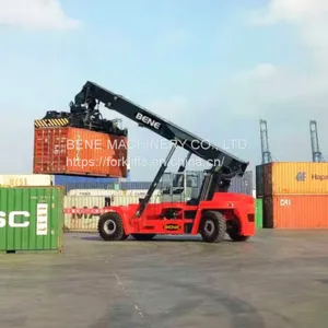 BENE 45 Ton Reach Stacker 45ton Container Lift Truck With Cummins VOLVO Engine DANA Transmission thumbnail-1