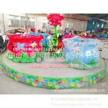 Zhongshan Tai Le Play Children Indoor and Outdoor Waterproof Glass Steel Guangdong Machinery Class Play Equipment Children's Coffee Cup Rotary Cup Rose Rotary Cup thumbnail-5