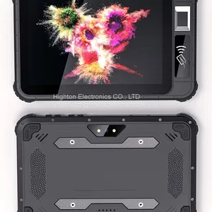 2022 HIDON New Model Front NFC Multi Functions Android Rugged Tablet With 1D 2D Barcode Front Fingerprint UHF RFID thumbnail-2