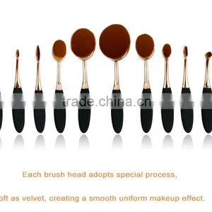 Toothbrush Type 10pcs Makeup Brush Kit thumbnail-1