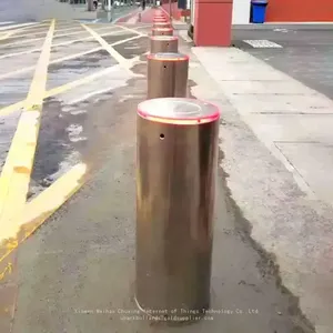 UPARK Reliable Factory Street Road Block Barrier 304 Stainless Steel Security Customized Safety Fixed Column Parking Bollard thumbnail-1