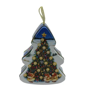 Christmas Tree Gift Tin Box thumbnail-1