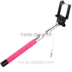 2015 New Product Monopod Selfie Stick With Cable for Mobile Phone thumbnail-1