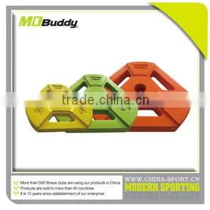 Triangle Rubber Coated Weight Plate thumbnail-1