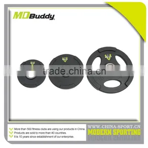 Wholesale Price PU Barbell Weight Lifting pu Plate thumbnail-1