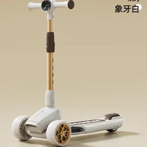 Large Children's Scooter, 3-8-12 Year Old Male and Female Children's Scooter, Music and Lighting Foldable Scooter（Wechat:13510231336） thumbnail-2