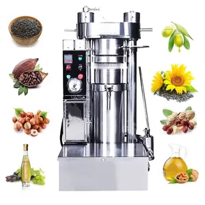 High Quality Industrial Palm Fruit Oil Press Machine Automatic Groundnut Combined Sesame Hydraulic Cold Press Oil Motor thumbnail-2