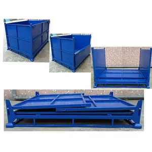 Multi-Type Steel Logistics Box Fixed Foldable Stackable Optional thumbnail-4