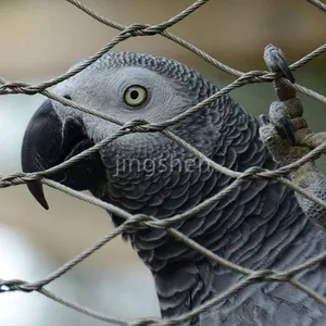 Factory Sale Stainless Steel Wire Rope Mesh Net/flexible Stainless Steel Rope Mesh/zoo Mesh thumbnail-2