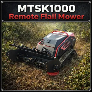 Vigorun MTSK1000 RC Mower Easy Maintenance, Flail & Hammer Mulching, Heavy-Duty 4-Stroke, Interchangeable Attachments thumbnail-1
