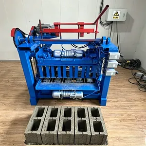 Automatic Hollow Blocks Making Machine Concrete Brick Making Machinery thumbnail-2